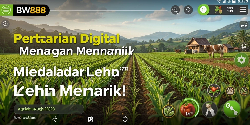 Gameplay BW888 menampilkan pertanian yang menarik dan interaktif.