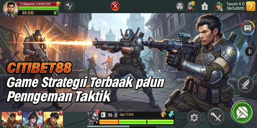 Menampilkan aksi intens dan strategi gameplay CITIBET88.