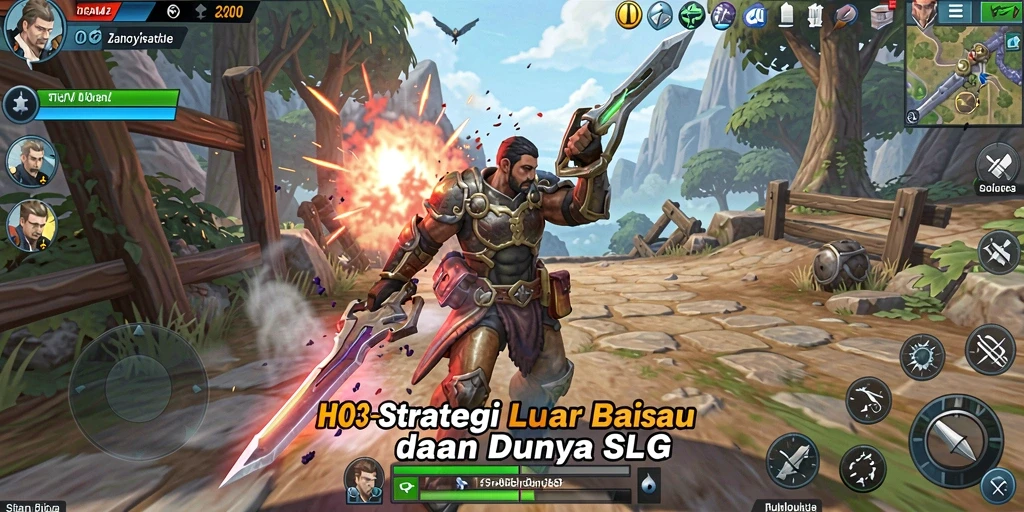 Tampilan gameplay HO3 yang menantang dan strategis.