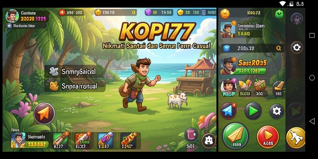 Tangkapan layar dari gameplay KOPI77 yang menyenangkan dan menghibur.