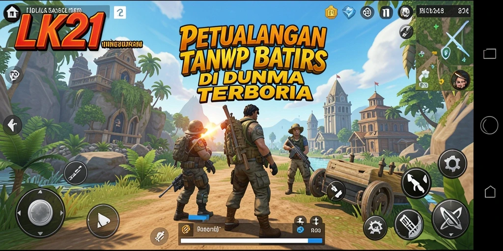 Screenshot gameplay LK21 menampilkan dunia terbuka yang menakjubkan.