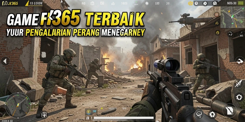 Tampilan permainan <strong>LUCK365</strong> yang menegangkan dengan aksi FPS intens.