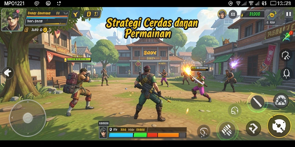 Tampilan gameplay MPO1221 yang mendebarkan dan strategis.