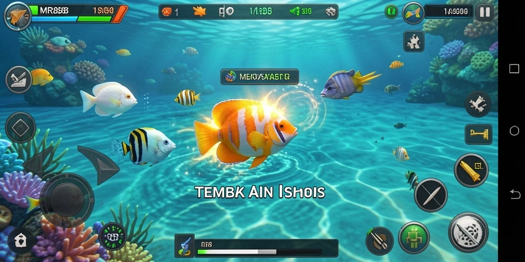 Tampilan seru gameplay Tembak Ikan di MR888.