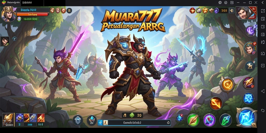 Tampilan gameplay <strong>MUARA777</strong> yang menegangkan dalam pertarungan ARPG.
