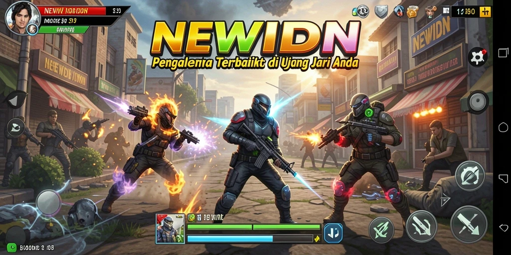 Gameplay seru dalam <strong>NEWIDN</strong> dengan aksi yang mendebarkan.