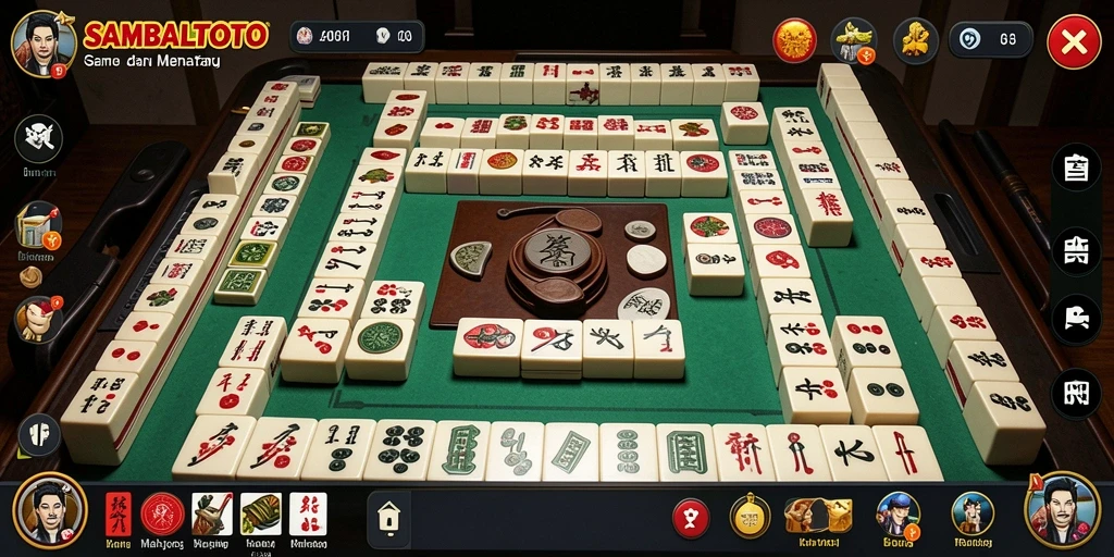 Tampilan menarik gameplay Mahjong <strong>SAMBALTOTO</strong> yang mengasyikkan.