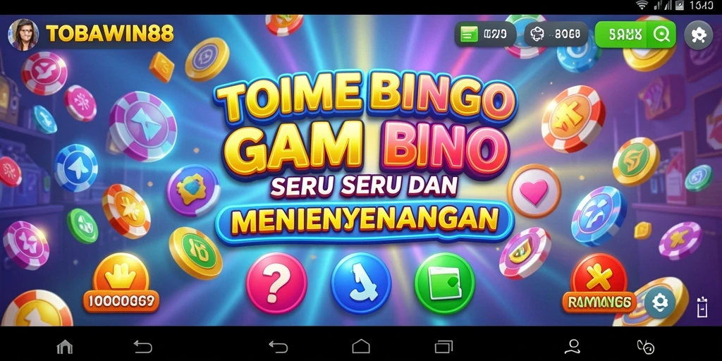 Tampilan gameplay seru dari TOBAWIN88 dengan fitur Bingo.
